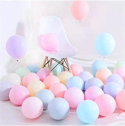 Balon 20 Adet Karışık Renk Soft Pastel Balon