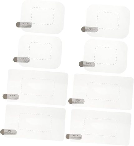 8 Adet Ön Cam Gösterge Paneli Kamera Statik Çıkartmaları Elektrostatik Filmler Gösterge Paneli Kamerası İçin Kolay Yeniden Konumlandırma Gösterge Paneli Kamerası Pencere