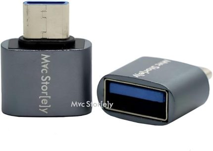 USB-C USB 3.0 Dönüştürücü | 5Gbps Veri Aktarımı | MacBook, iPad Pro ve USB-C Destekli Cihazlar için Type-C USB Adaptör Gri