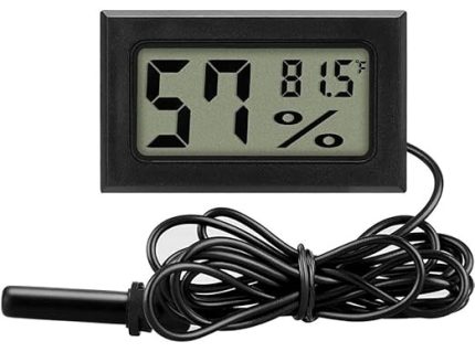 Mini Lcd Nem Sıcaklık Isı Ölçer Problu Dijital Termometre Higrometre Akvaryum Kuluçka Iç Dış Mekan