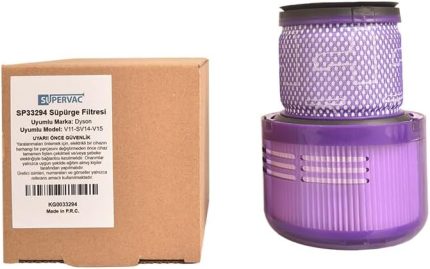 Dyson SV14 / V11 / V15 ile Uyumlu Şarjlı Süpürge Filtresi