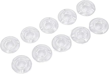 Pedal Pedalı Topper, 10 Adet ABS Plastik Gitar Efekt Pedalı Pedalı Topper Tüm 10mm Çap Efektleri Için Temizle Pedal Sivri