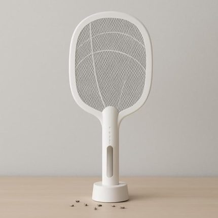 Şarjlı 12000maH 300V 5 Katmanlı Uv Işıklı Elektrikli Sivrisinek Öldürücü Raket Sinek Öldürücü Sineksavar