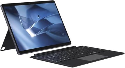 Hi10 Max 12.9" Intel N150 İşlemci, 12GB DDR5 RAM, 512GB SSD, WiFi6+BT, Siyah 2 in 1 W11 Kılıf, Kalem ve Klavyeli Tablet