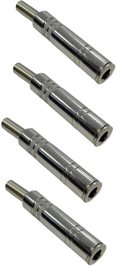 Merz SFC-FD63-4X Metal 6.35mm Dişi Jack 6.35mm Dişi Uzatma Jak (4 ADET)