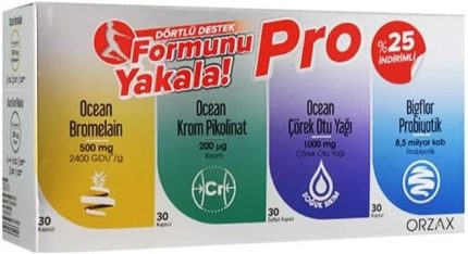 Formunu Yakala Dörtlü Destek Seti