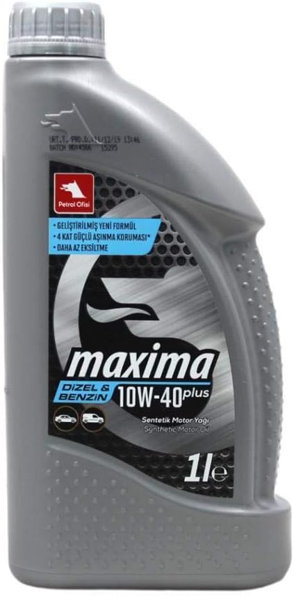 Petrol Ofisi Maxima 10W/40 1 Lt Sentetik Motor Yağı