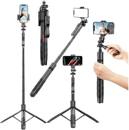 Hp-T09 Çok Amaçlı Tripod Selfie Kumandalı 153 Cm Anroid İos Go Pro Uyumlu