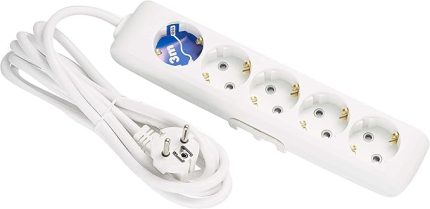 Multi-Let Beşli Priz Topraklı Kablolu Çocuk Korumalı 3 Mt