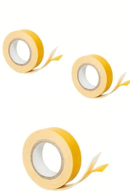 3 Adet Çift Taraflı Yapıştırma Köpük Bantı -Tablo Asmak Şerit LED Montaj Yapıştırıcı Bandı (16MM X 1,5 MT)