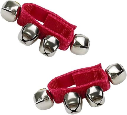 Orf-PLT-04RD Örf Aletleri Ritim Seti Bilek Zili Kırmızı (1 Çift)