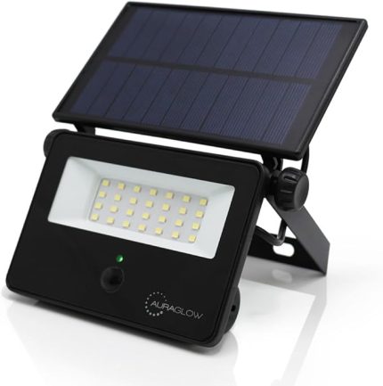 Güneş Enerjisi Güvenlik Taşkın Işık, Ev Güvenliği için PIR Hareket Sensörü, IP54 Su Geçirmez, Dış Mekan Duvara Monte Edilebilir, Ayarlanabilir Açı, Bahçe, Veranda, Patika, Çit, Araba Yolu