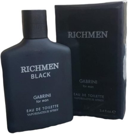 Richmen Black EDT 100 ml Erkek Parfümü
