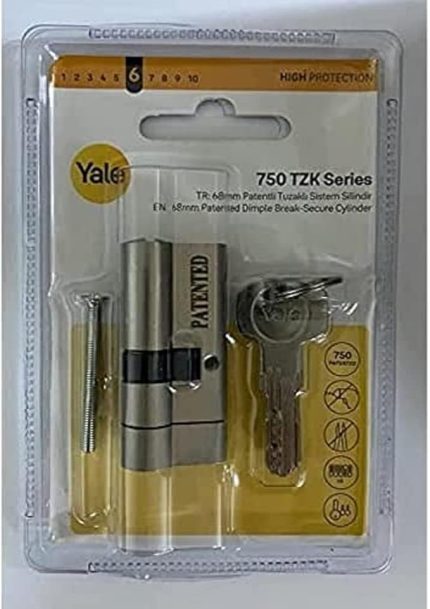 10-158D-3137-00-0201 - 750 Serisi 68 mm Patentli Tuzaklı Sistem Silindir - Saten