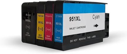 Uyumlu Muadil Kartuşlar, 1 Takim- 4 Adet Bk Hp 950Xl/951Xl Uyumlu Kartuşlar - Pro 8600 Plus/Pro 251/ Pro 276/ Pro 8100/8610/ 8620