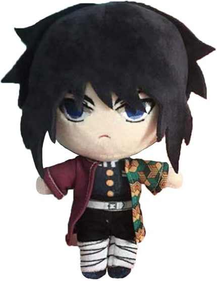 Tomioka Giyuu Figürü Yumuşak Peluş Yastık, 25 cm Kamado Tanjiro Figürü Doldurulmuş Yastık Anime Yumuşak Figür Sarılma Yastık Minderleri Ev Kanepe Dekorasyonu Koleksiyon