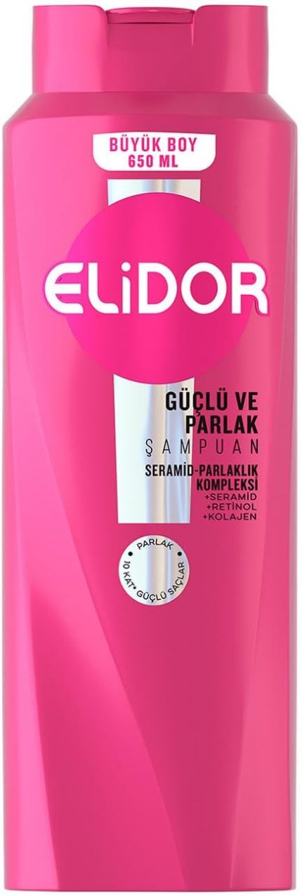 Saç Bakım Şampuanı, Güçlü ve Parlak, 650 ml