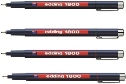 1800 Siyah Teknik Çizim Kalem (0.1-0.3 - 0.5-0.7 mm)