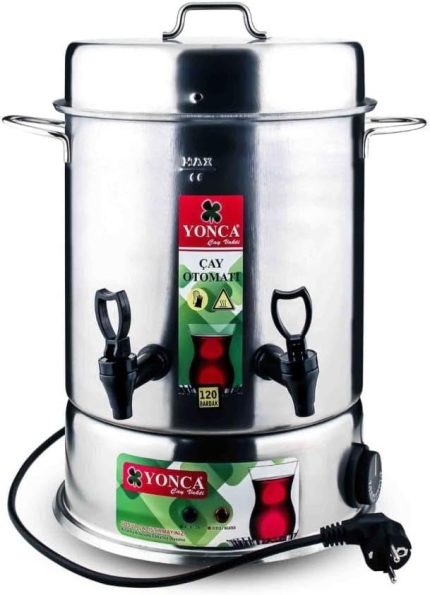 Yonca Elektrikli Semaver Çelik Çay Otomatı (60 Bardak)