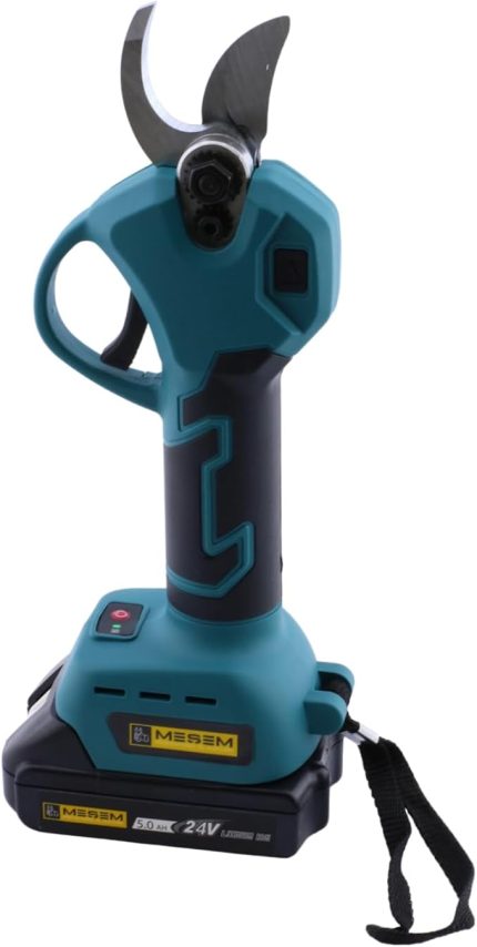 Elektrikli Şarjlı Çift Akülü Budama Makası Dal Kesme 5.0 AH 24 V Kömürsüz Bağ Üzüm Çubuk Budama