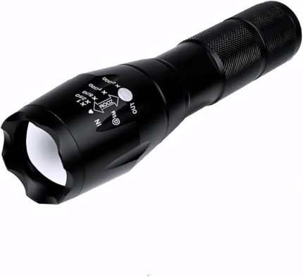 El Feneri Yüksek Parlaklık, Şarj Edilebilir ve Taşınabilir, 500 Lümen El Feneri Güçlü, Kamp Ekipmanları ve Acil Durumlar İçin Yüksek Aydınlatma USB Şarjlı Fener, Enerji Tasarruflu Yürüyüş