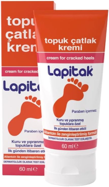 Topuk Çatlak Kremi 60ml - Ayak Kremi - Ayak Bakımı - Ayaklardaki Çatlakları Engenlemeye Yardımcı olur. Kuru ve Yıpranmış Ayaklarda 24 saat içinde etkisi hissedilir.