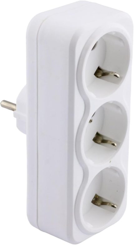 3'lü Fiş Priz Topraklı Çoklu Grup Priz Çoğaltıcı Üçlü Golyat Elektrik Prizi