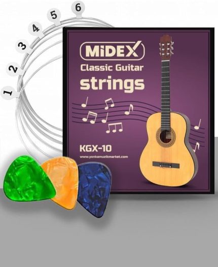 KGX-10 Klasik Gitar Teli Takımı ve Pena Seti