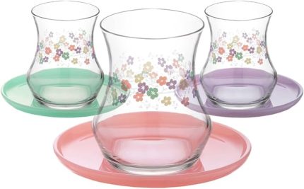 Bahar Pastel 12'li Çay Seti