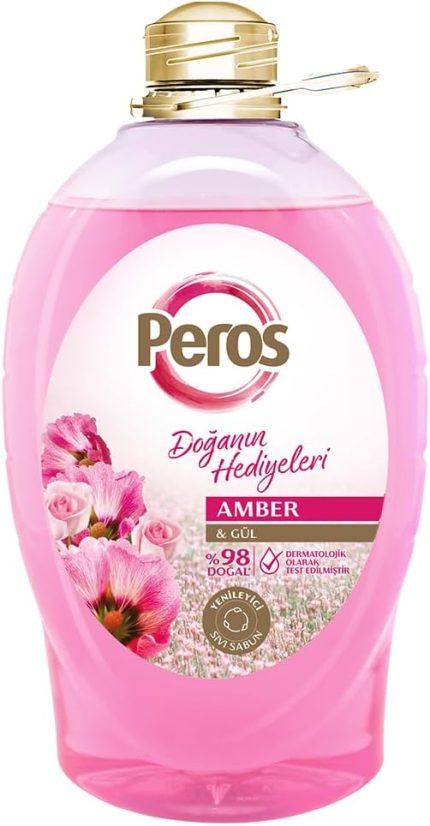 Doğanın Hediyeleri Amber & Gül Sıvı Sabun 3000 G