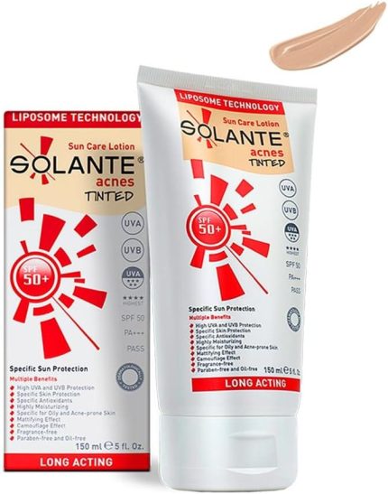 150ml Acnes Tinted SPF50 Losyon 1 Paket