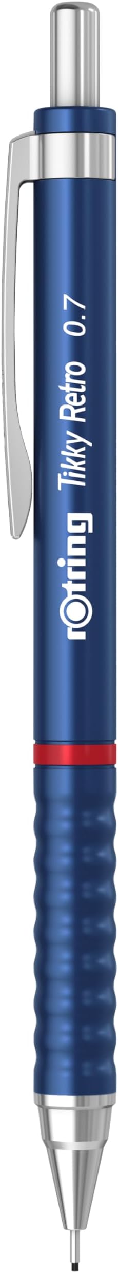 TIKKY RETRO VERSATIL MEKANİZMALI KALEM METALİK MAVİ 0.7 MM