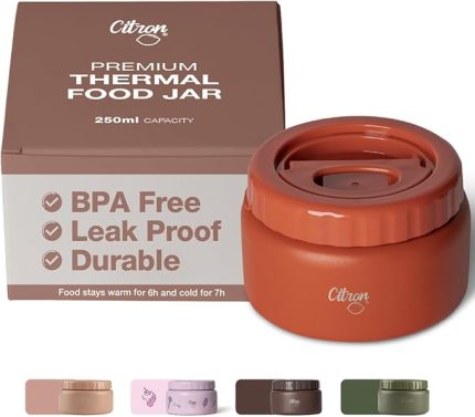 Vakumlu Paslanmaz Çelik Yemek Termosu 250 ml - Brick 1286623