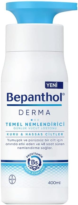 Derma Temel Nemlendirici Günlük Vücut Losyonu (400 ml)