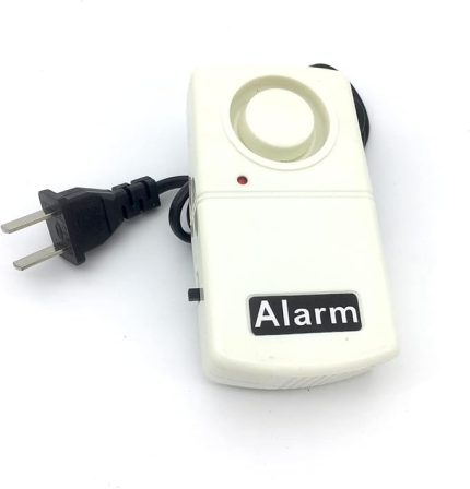 Elektrik kesintisi alarmı, 120 dB, otomatik elektrik kesintisi alarmı, LED gösterge, akıllı güç arıza alarmı, ev, ofis, iş yeri için 9 V pil gereklidir (teslimat kapsamına dahil değildir)