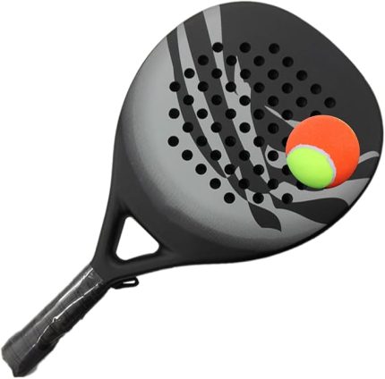 Raket | Plaj Raket Tenis Karbon | Kadınlar için Şoka Dayanıklı Spor Ekipmanı Erkekler Anne Baba Yetişkinleri Yeni Başlayanlar
