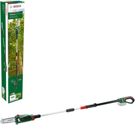 Home & Garden pil elektrikli budama makinesi Universalchainpole 18 (pil, karton, 18 Volt System)