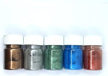 EPOKSİ REÇİNE METALİK SEDEFLİ PİGMENT TOZ BOYA SETİ 5 RENK SET FİYATIDIR
