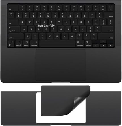 MacBook Pro 14 inç M1–M2–M3–M4 için Palm Guard Sticker | Touchpad + Koruma Filmi | Çizilmeye Dayanıklı Ultra İnce Laptop Sticker | MacBook Pro A2442,A2779,A2992,A2918,A3112,A3401,A3185 Uyumlu