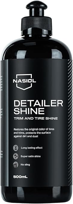 DetailerShine Araç Trim ve Lastik Parlatıcı-500 mL-Araç Lastik, Trim, Tampon Bakımı, Detailing, Lastik, Tekerlek Parlatma