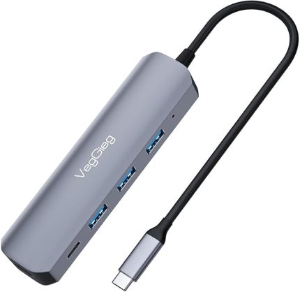 to HDMI Type-C PD 2*USB 2.0 + USB 3.0 Çoklayıcı Dönüştürücü Hub