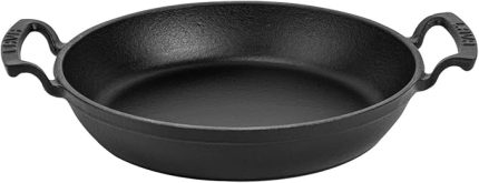 Döküm Yuvarlak Sahan Döküm Demir Yekpare Çift Kulplu Çap(Ø)24cm.