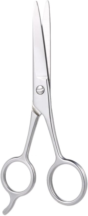 Paslanmaz Çelik Sakal Makası Bıyık Makası Tıraş Makası Saç Kesme Makinesi Kaş Perçem Makası