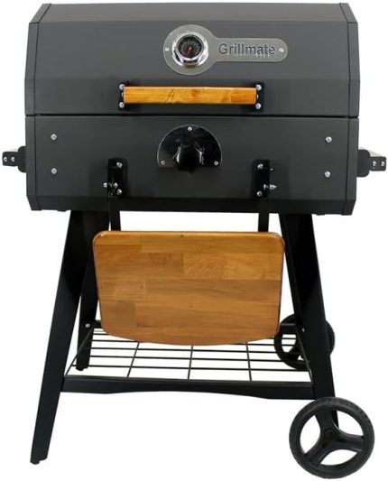 GB60 Standlı Tekerlekli 60cm Kömürlü Barbekü Mangal