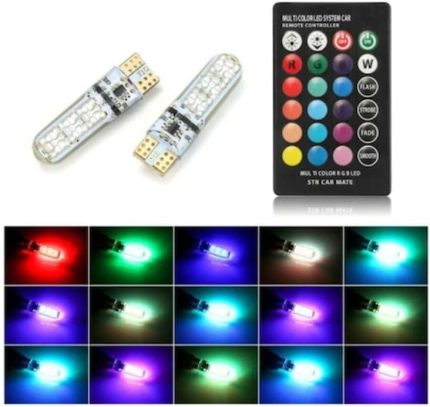 Çakar Lamba RGB LED Ampul Kumandalı Çakarlı Park Ampulü