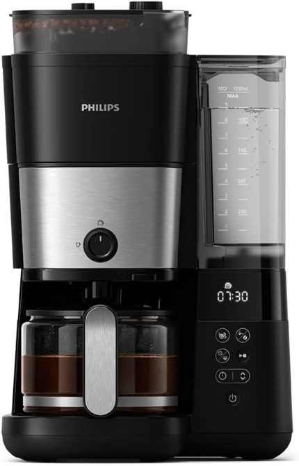 HD7888/01 All-in-One Brew, Çekirdek Kahve Öğütücülü Filtre Kahve Makinesi