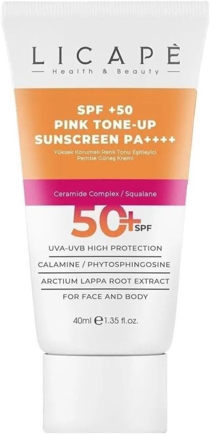 Yüksek Korumalı Pink Güneş Kremi – SPF 50 Renk Tonu Eşitleyici ve Aydınlatıcı Yüz Güneş Kremi – Suya Dayanıklı, Nemlendirici ve Cilt Bariyerini Destekleyici – 40 ml