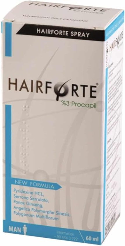 Hair Forte Erkek Saç Dökülmesi Engelleyici Sprey 60 mL