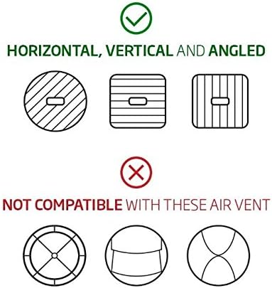 Air Vent Manyetik Araç içi Telefon Tutucu + 2 Adet Manyetik Plaka (Tüm Cihazlarla Uyumlu Araç Tutacağı) Kuel Rugged QS11 - 000CG20879 - Görsel 4
