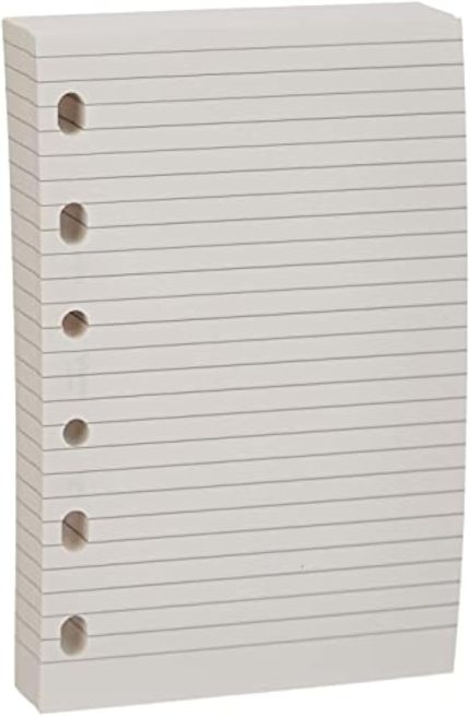 213047 Pocket not, çizgili, 100 yaprak, beyaz